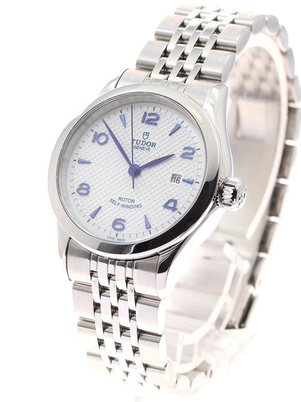 TUDOR 1926 91350 Date Silver Dial Automatic Ladies Watch_944529